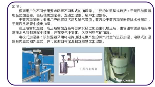 潔凈型組合式空調(diào)機(jī)組